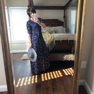 Express floral maxi dress